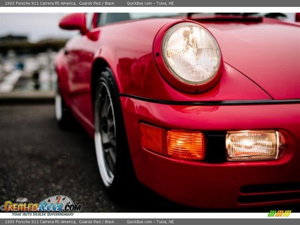 1993 Porsche 911 Carrera RS America Guards Red / Black Photo #2