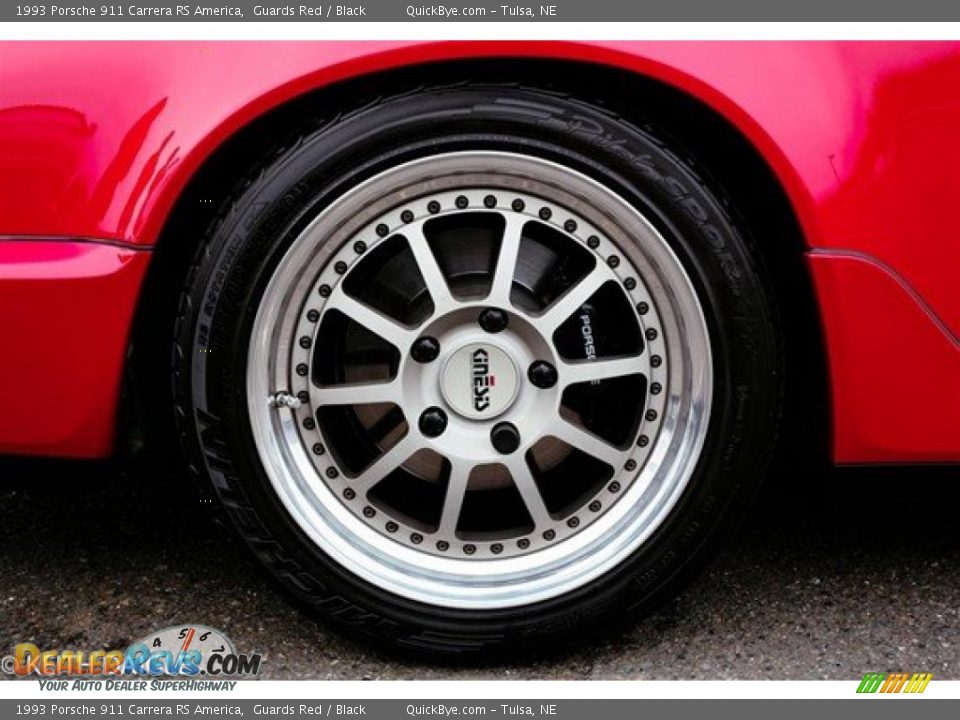 1993 Porsche 911 Carrera RS America Guards Red / Black Photo #3