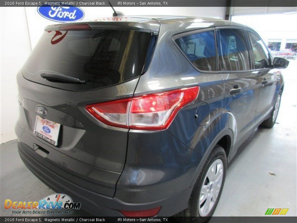 2016 Ford Escape S Magnetic Metallic / Charcoal Black Photo #7