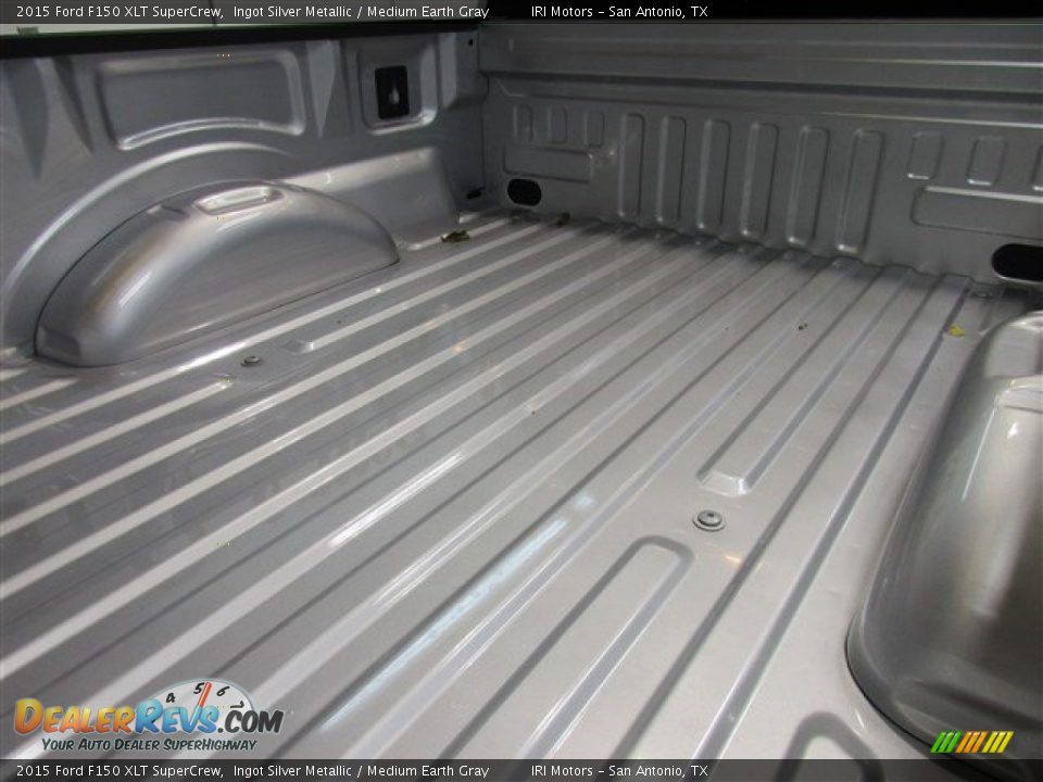 2015 Ford F150 XLT SuperCrew Ingot Silver Metallic / Medium Earth Gray Photo #9