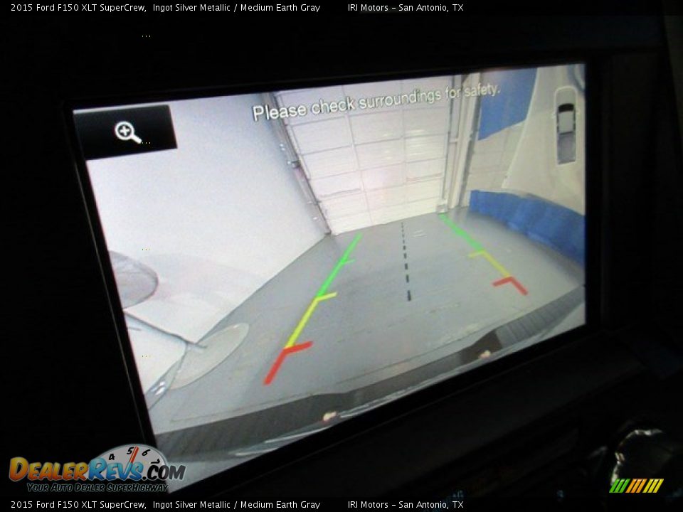 2015 Ford F150 XLT SuperCrew Ingot Silver Metallic / Medium Earth Gray Photo #17