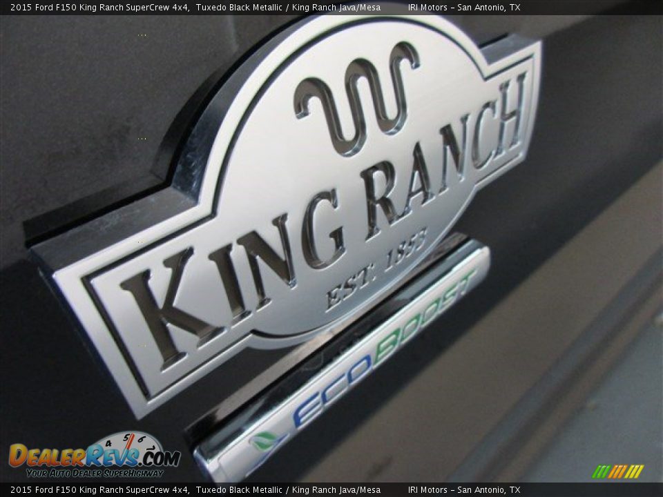 2015 Ford F150 King Ranch SuperCrew 4x4 Tuxedo Black Metallic / King Ranch Java/Mesa Photo #5