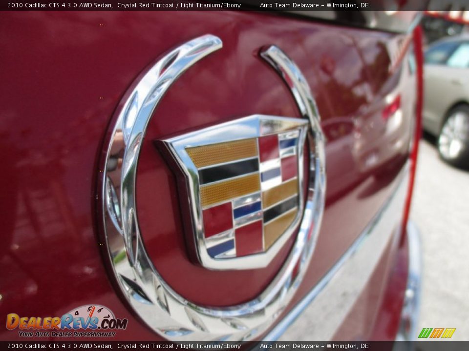 2010 Cadillac CTS 4 3.0 AWD Sedan Crystal Red Tintcoat / Light Titanium/Ebony Photo #25
