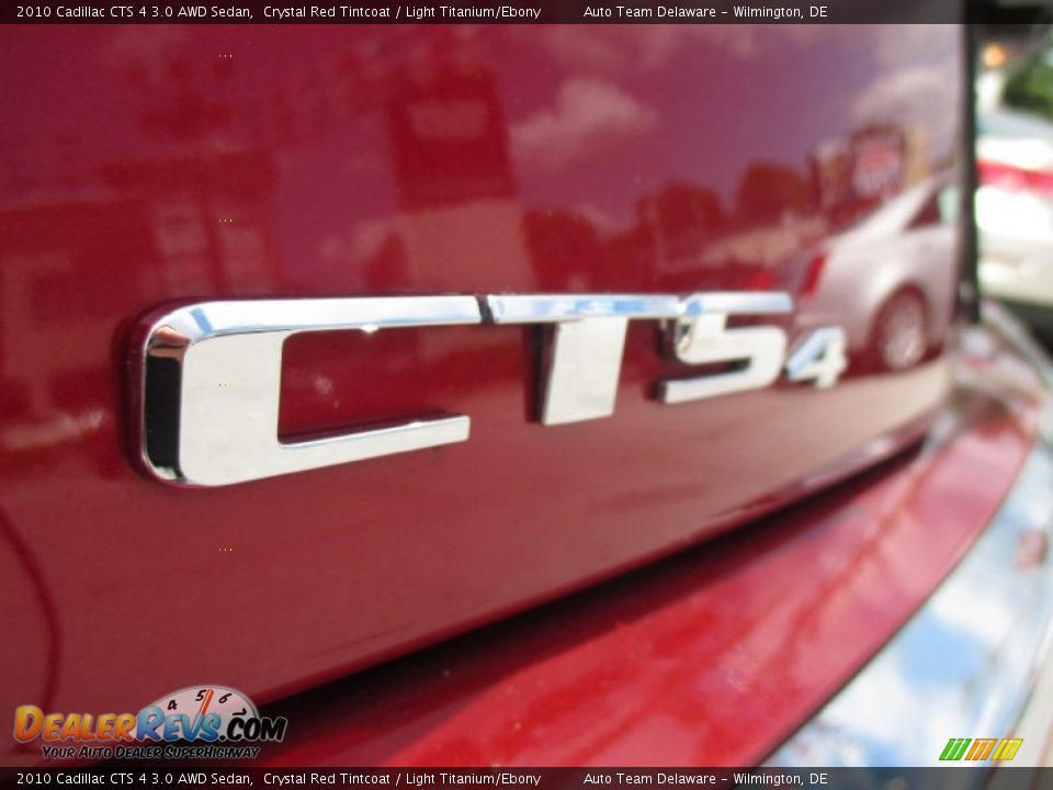 2010 Cadillac CTS 4 3.0 AWD Sedan Crystal Red Tintcoat / Light Titanium/Ebony Photo #26