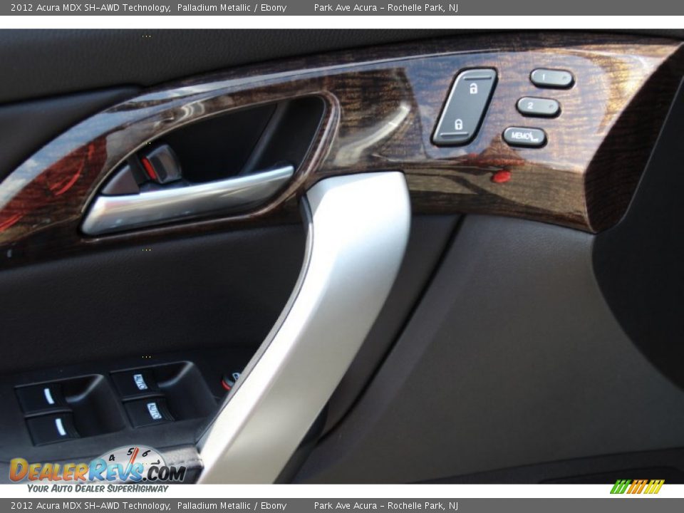 2012 Acura MDX SH-AWD Technology Palladium Metallic / Ebony Photo #10