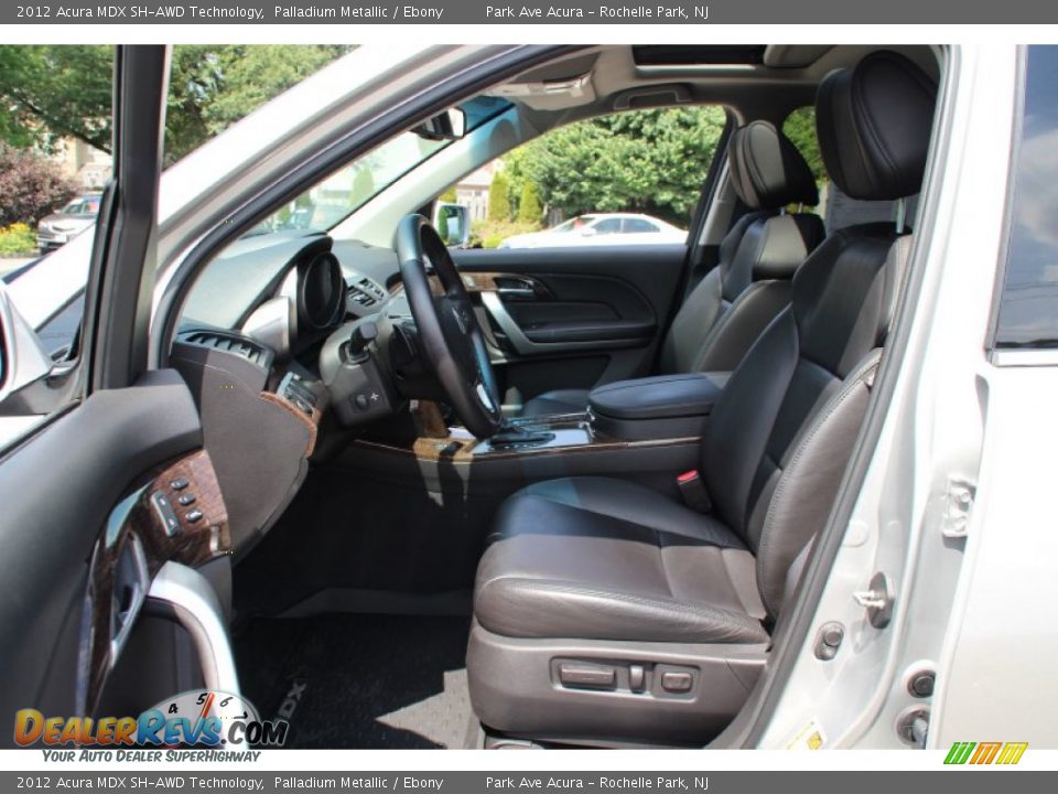 2012 Acura MDX SH-AWD Technology Palladium Metallic / Ebony Photo #12