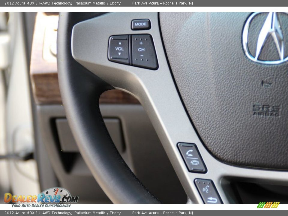 2012 Acura MDX SH-AWD Technology Palladium Metallic / Ebony Photo #19