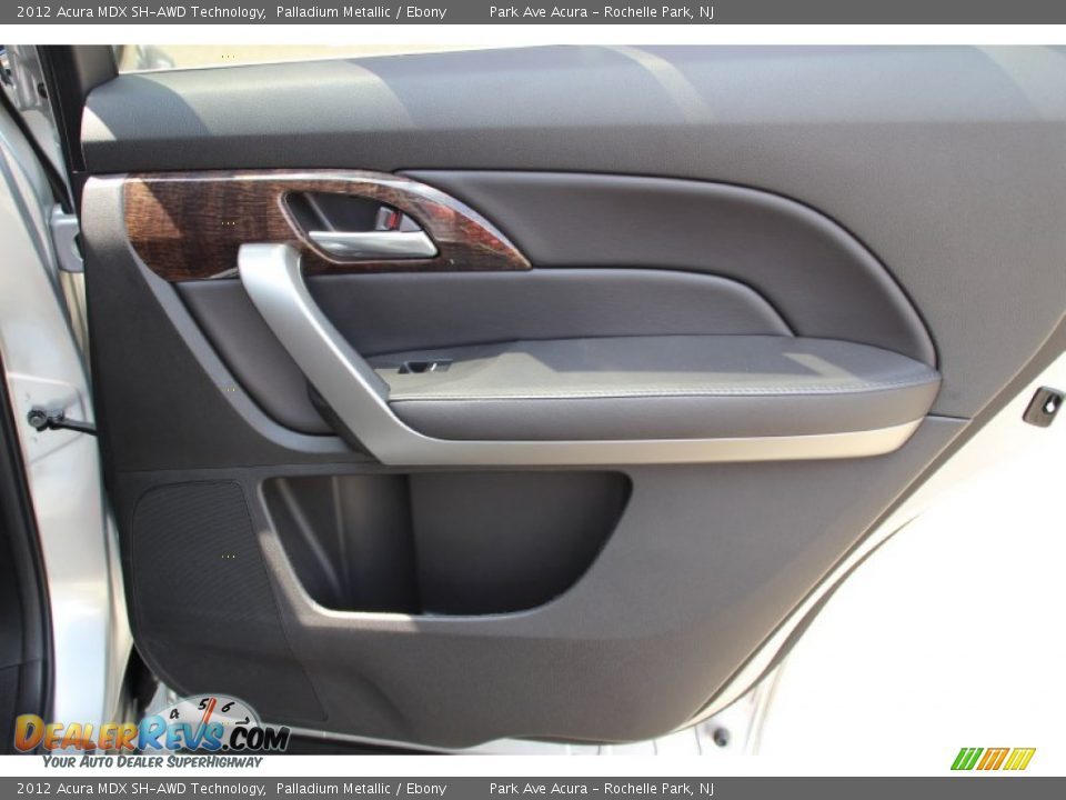 2012 Acura MDX SH-AWD Technology Palladium Metallic / Ebony Photo #24
