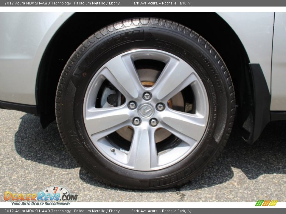 2012 Acura MDX SH-AWD Technology Palladium Metallic / Ebony Photo #32