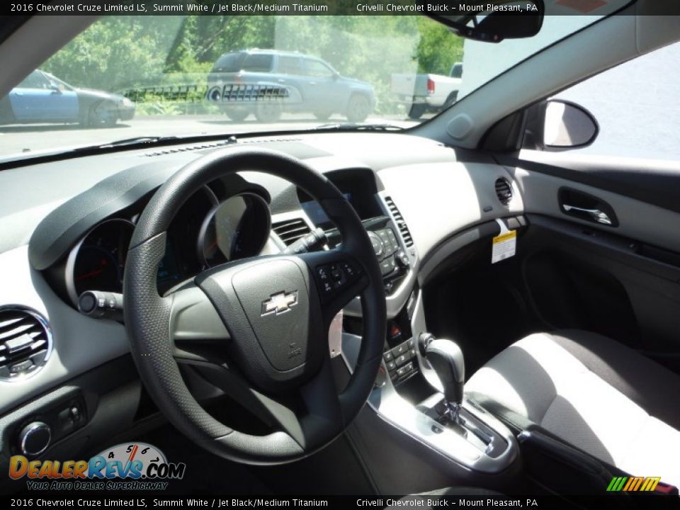 2016 Chevrolet Cruze Limited LS Summit White / Jet Black/Medium Titanium Photo #9