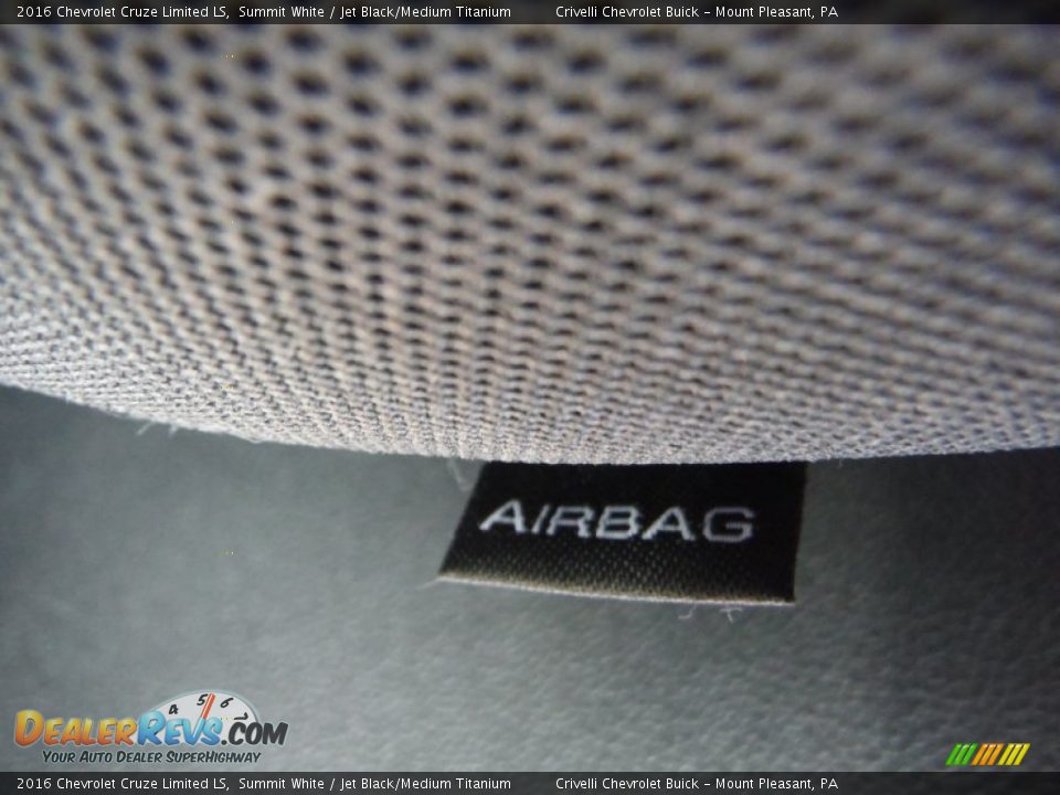 2016 Chevrolet Cruze Limited LS Summit White / Jet Black/Medium Titanium Photo #11