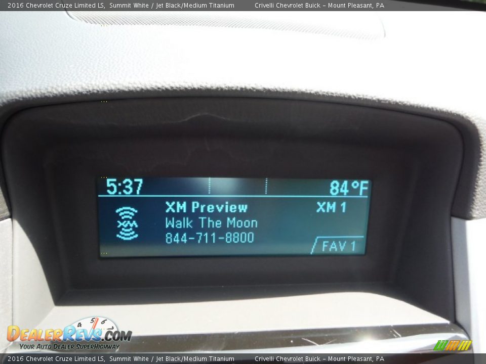 2016 Chevrolet Cruze Limited LS Summit White / Jet Black/Medium Titanium Photo #15