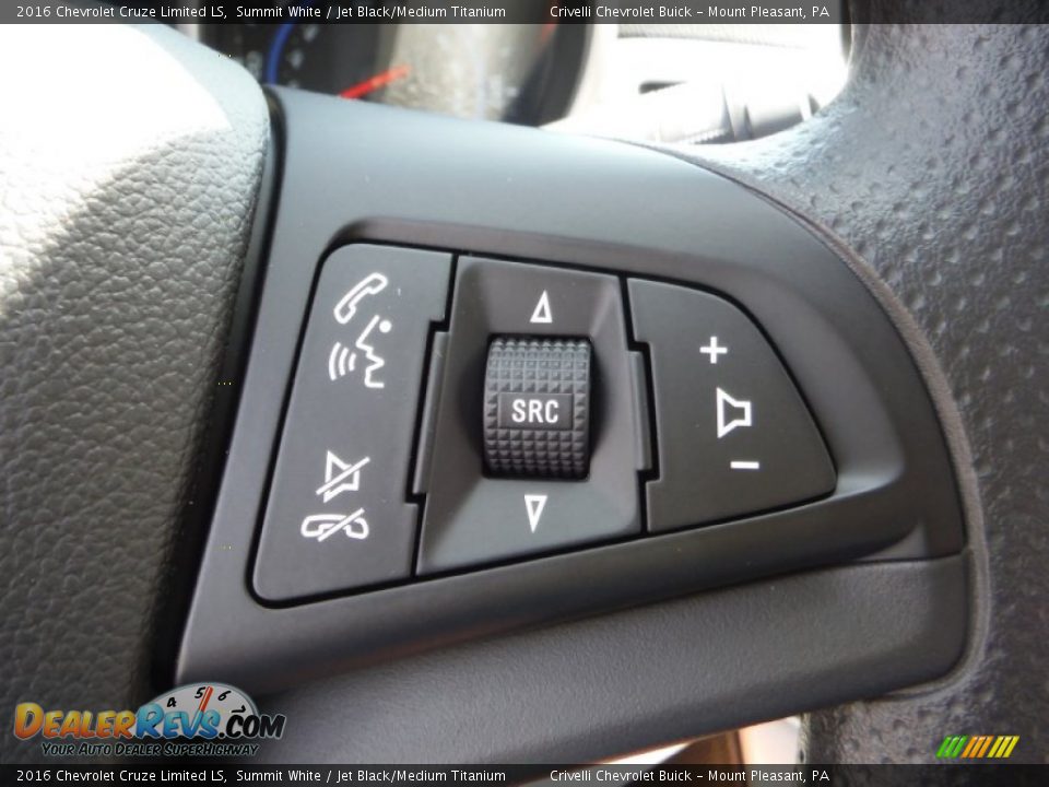2016 Chevrolet Cruze Limited LS Summit White / Jet Black/Medium Titanium Photo #17