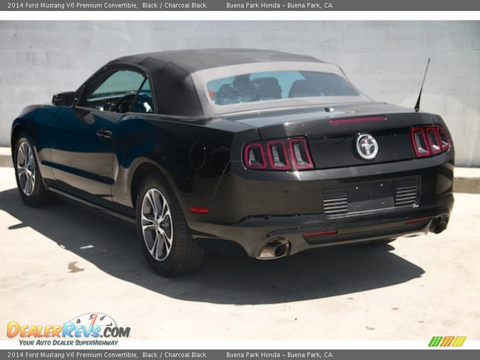 2014 Ford Mustang V6 Premium Convertible Black / Charcoal Black Photo #2