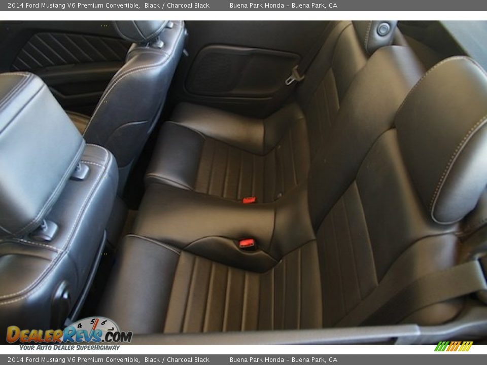 2014 Ford Mustang V6 Premium Convertible Black / Charcoal Black Photo #4