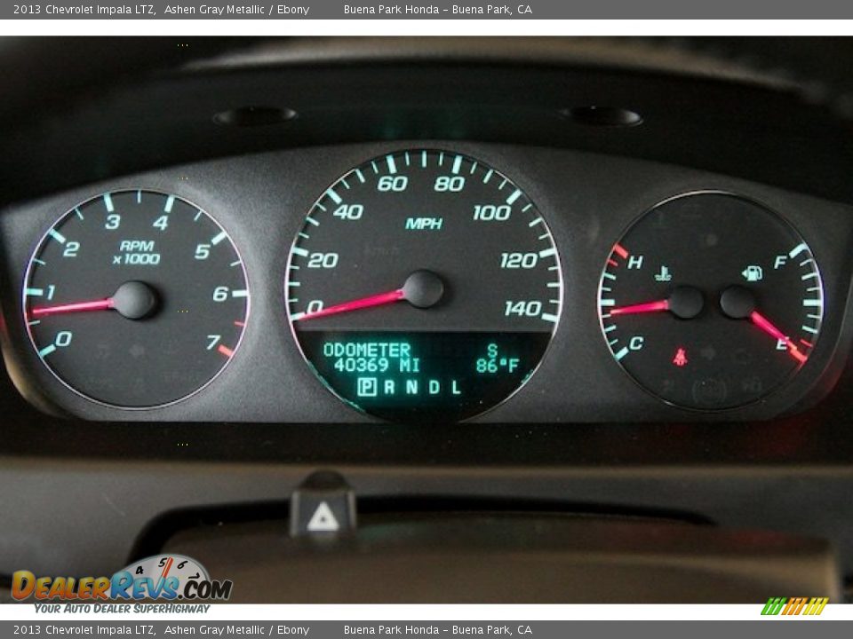 2013 Chevrolet Impala LTZ Ashen Gray Metallic / Ebony Photo #20