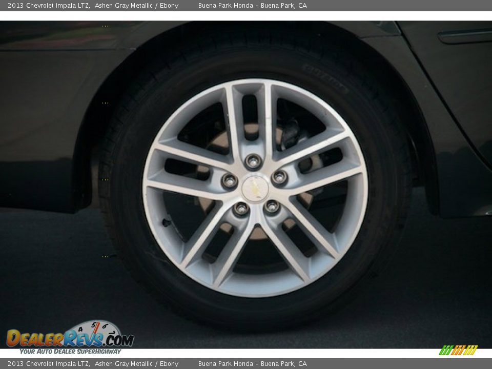 2013 Chevrolet Impala LTZ Ashen Gray Metallic / Ebony Photo #28