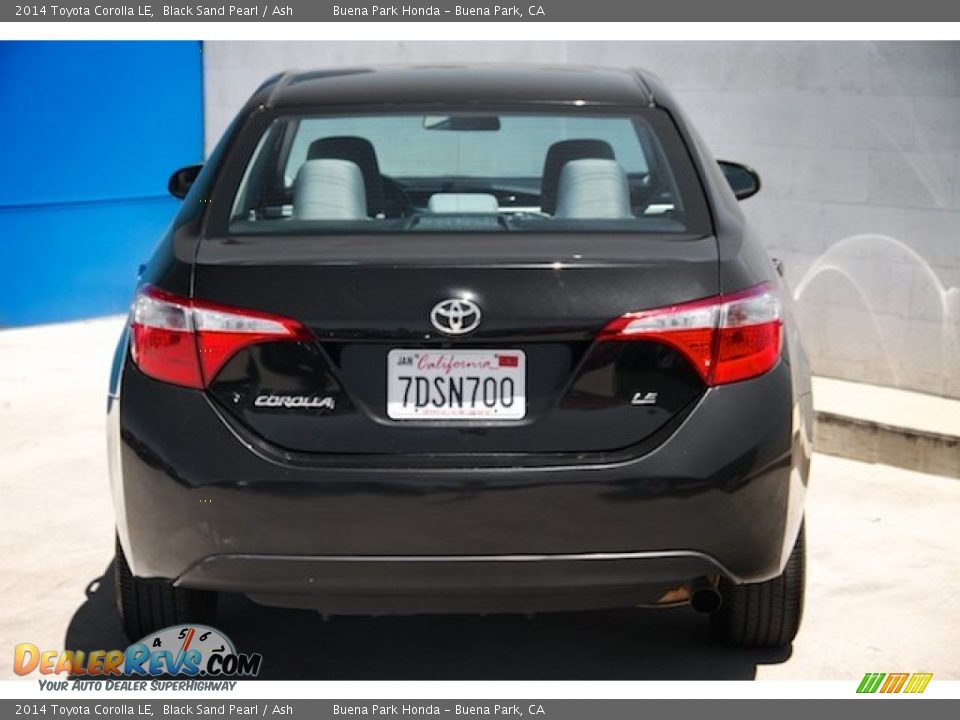 2014 Toyota Corolla LE Black Sand Pearl / Ash Photo #9