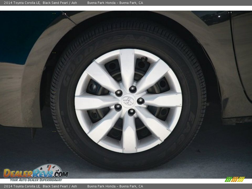 2014 Toyota Corolla LE Black Sand Pearl / Ash Photo #29