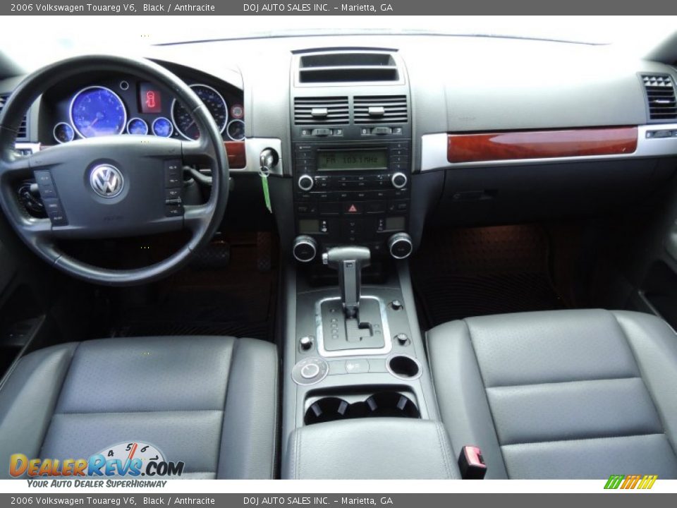 2006 Volkswagen Touareg V6 Black / Anthracite Photo #7