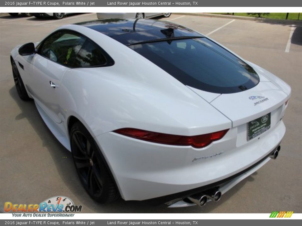 2016 Jaguar F-TYPE R Coupe Polaris White / Jet Photo #7