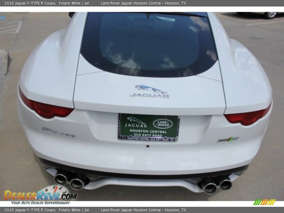 2016 Jaguar F-TYPE R Coupe Polaris White / Jet Photo #8