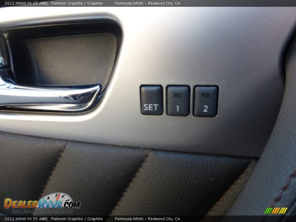 2011 Infiniti FX 35 AWD Platinum Graphite / Graphite Photo #26