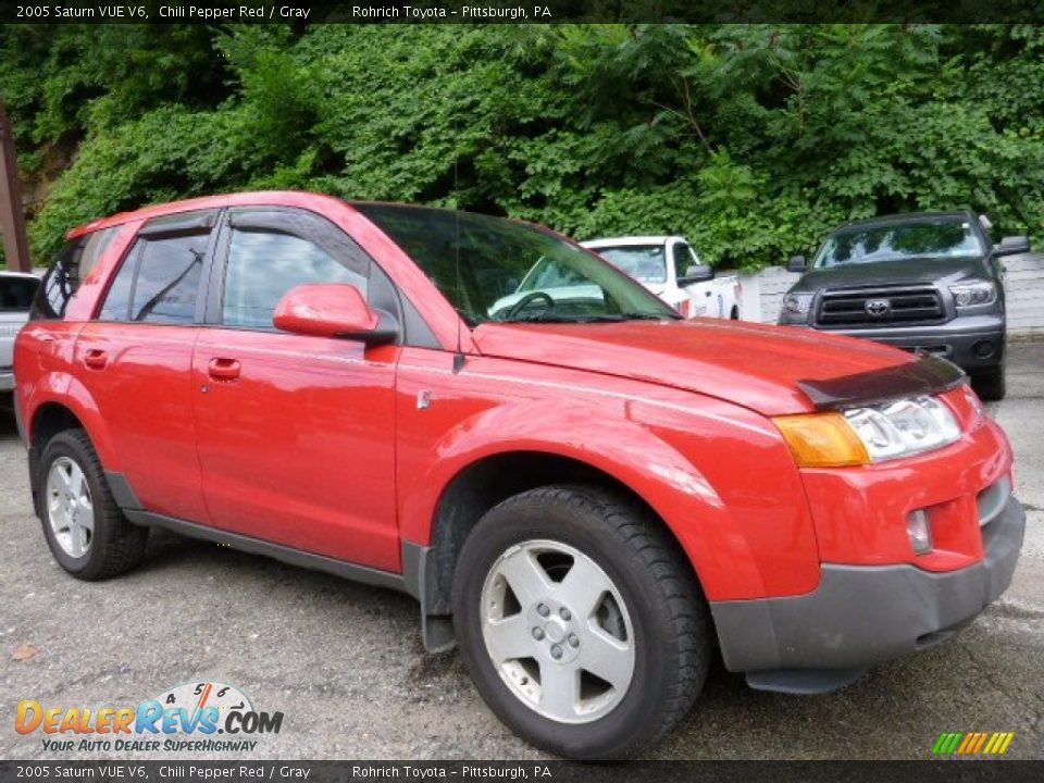 2005 Saturn VUE V6 Chili Pepper Red / Gray Photo #1