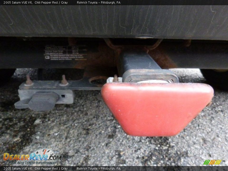 2005 Saturn VUE V6 Chili Pepper Red / Gray Photo #3