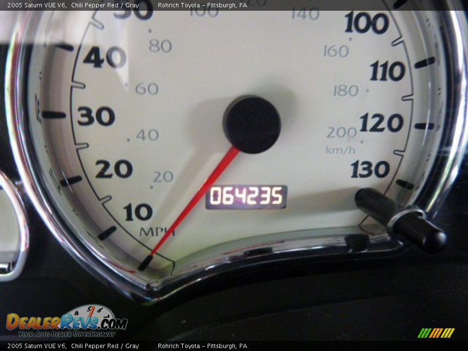 2005 Saturn VUE V6 Chili Pepper Red / Gray Photo #4