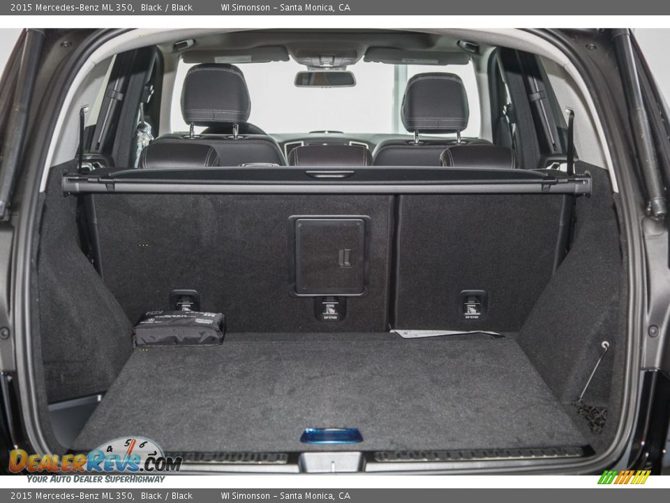 2015 Mercedes-Benz ML 350 Black / Black Photo #5
