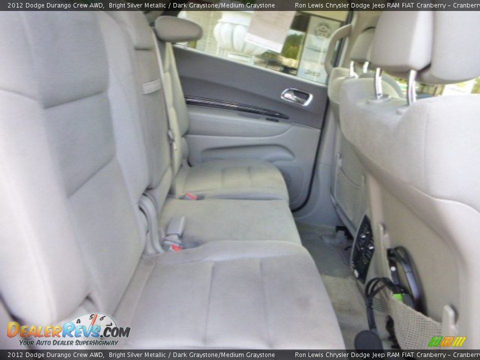 2012 Dodge Durango Crew AWD Bright Silver Metallic / Dark Graystone/Medium Graystone Photo #10