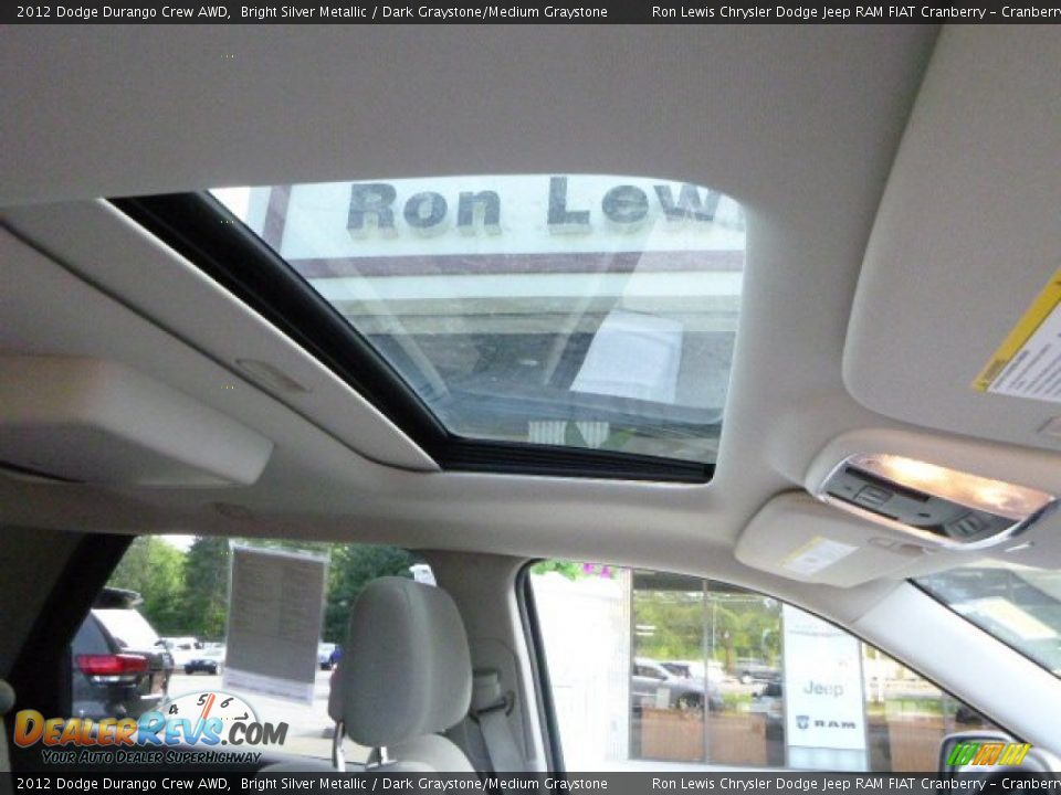 2012 Dodge Durango Crew AWD Bright Silver Metallic / Dark Graystone/Medium Graystone Photo #12