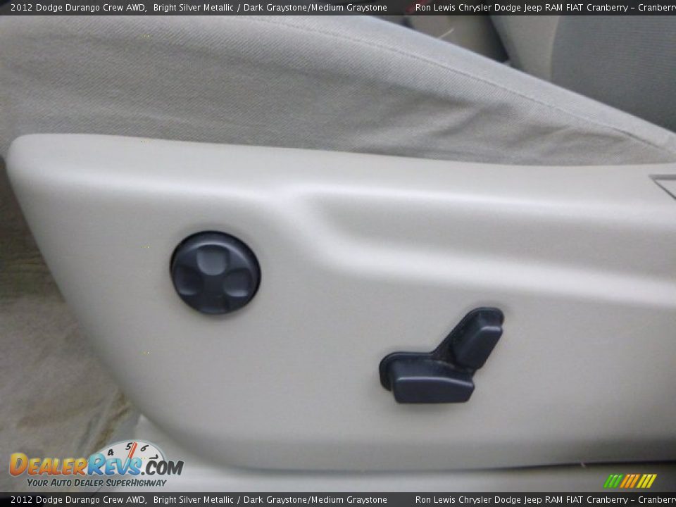 2012 Dodge Durango Crew AWD Bright Silver Metallic / Dark Graystone/Medium Graystone Photo #15