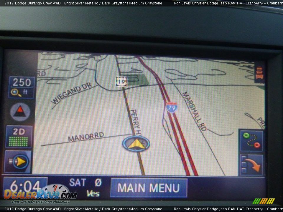 2012 Dodge Durango Crew AWD Bright Silver Metallic / Dark Graystone/Medium Graystone Photo #16