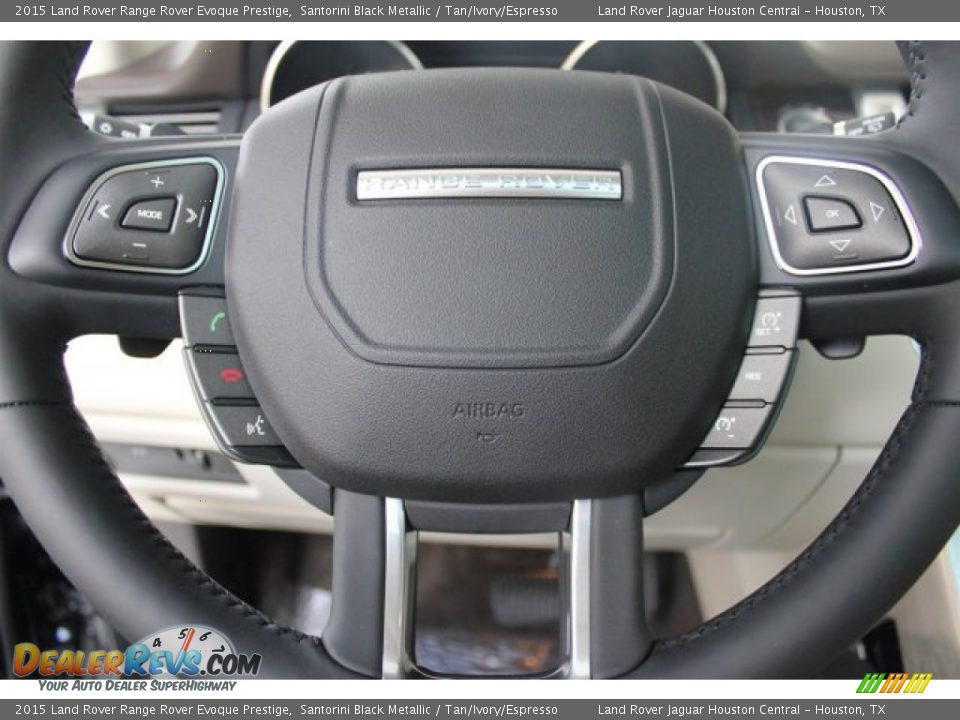 2015 Land Rover Range Rover Evoque Prestige Steering Wheel Photo #22