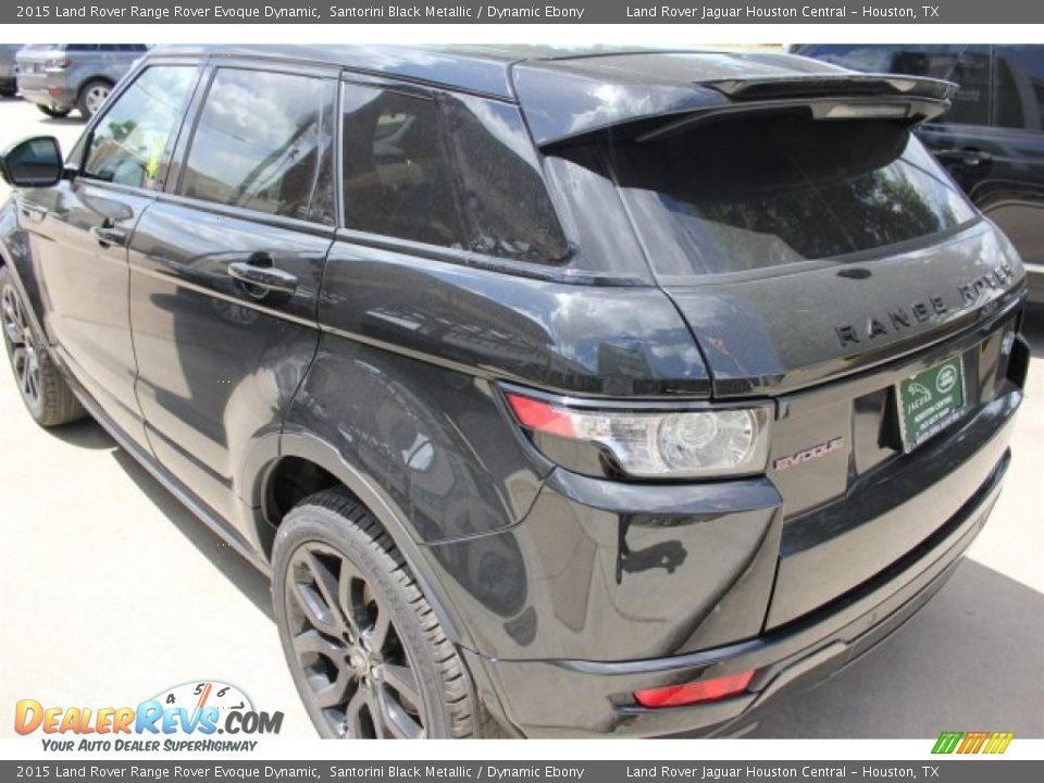 2015 Land Rover Range Rover Evoque Dynamic Santorini Black Metallic / Dynamic Ebony Photo #6