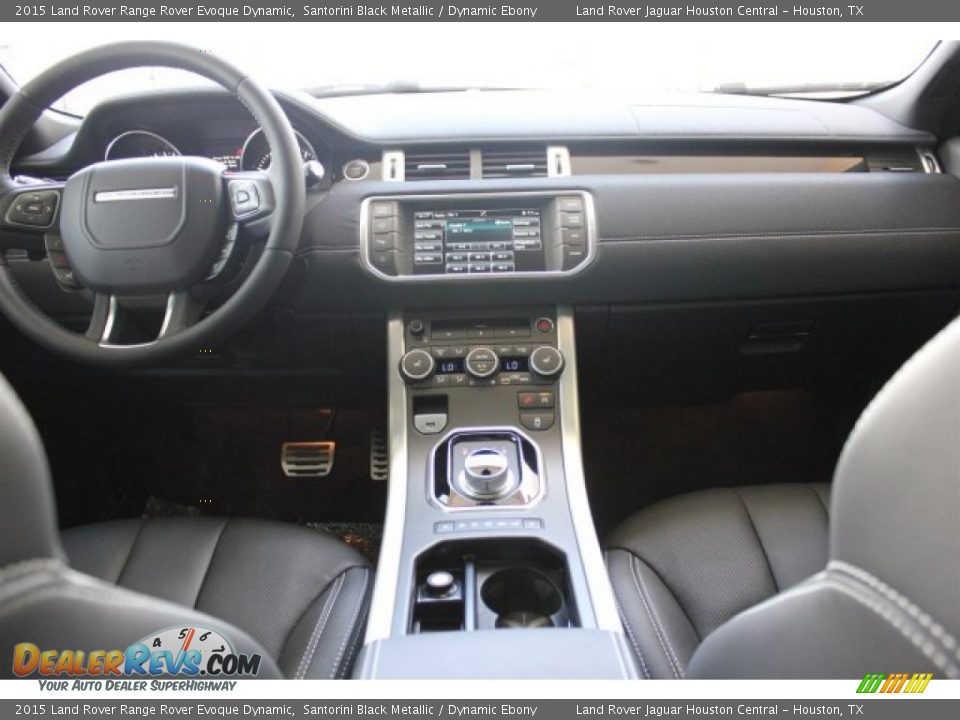 2015 Land Rover Range Rover Evoque Dynamic Santorini Black Metallic / Dynamic Ebony Photo #35