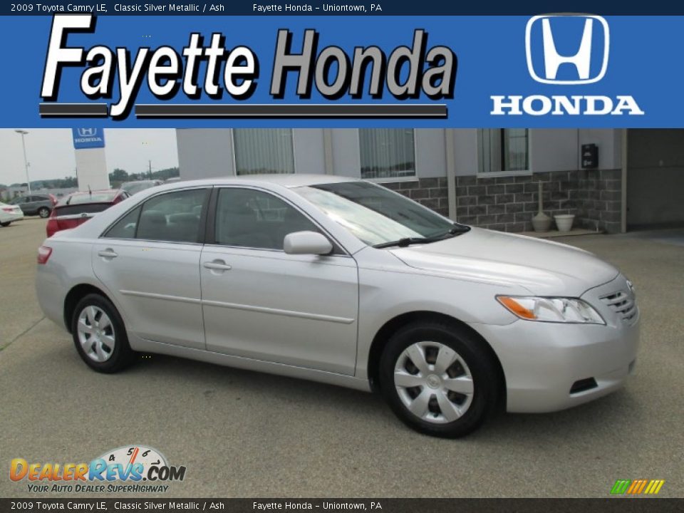2009 Toyota Camry LE Classic Silver Metallic / Ash Photo #1