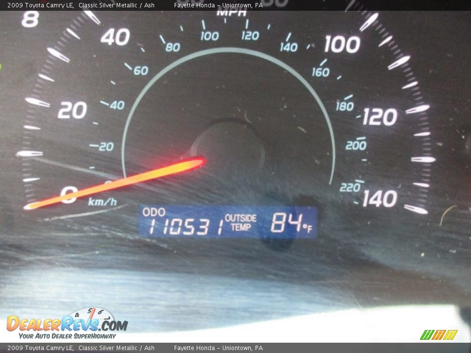 2009 Toyota Camry LE Classic Silver Metallic / Ash Photo #20