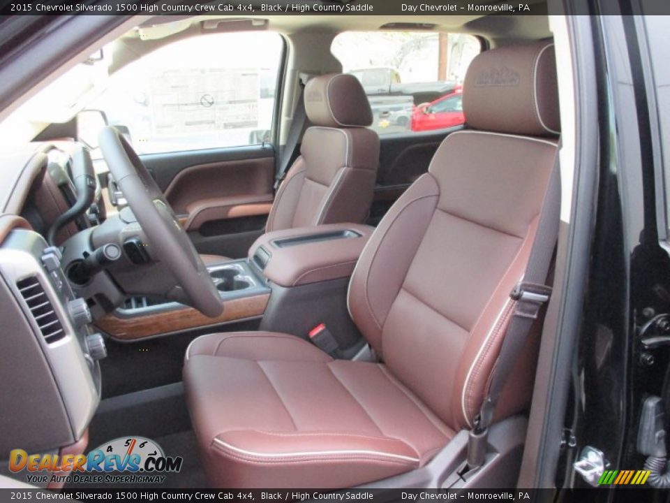 High Country Saddle Interior - 2015 Chevrolet Silverado 1500 High Country Crew Cab 4x4 Photo #13