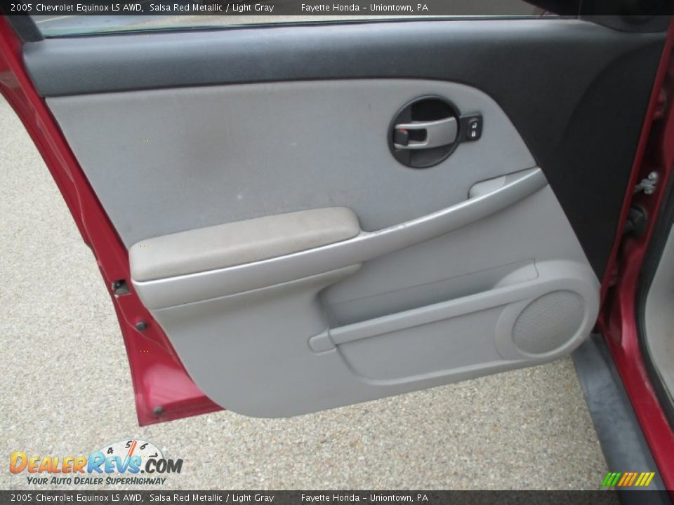2005 Chevrolet Equinox LS AWD Salsa Red Metallic / Light Gray Photo #6