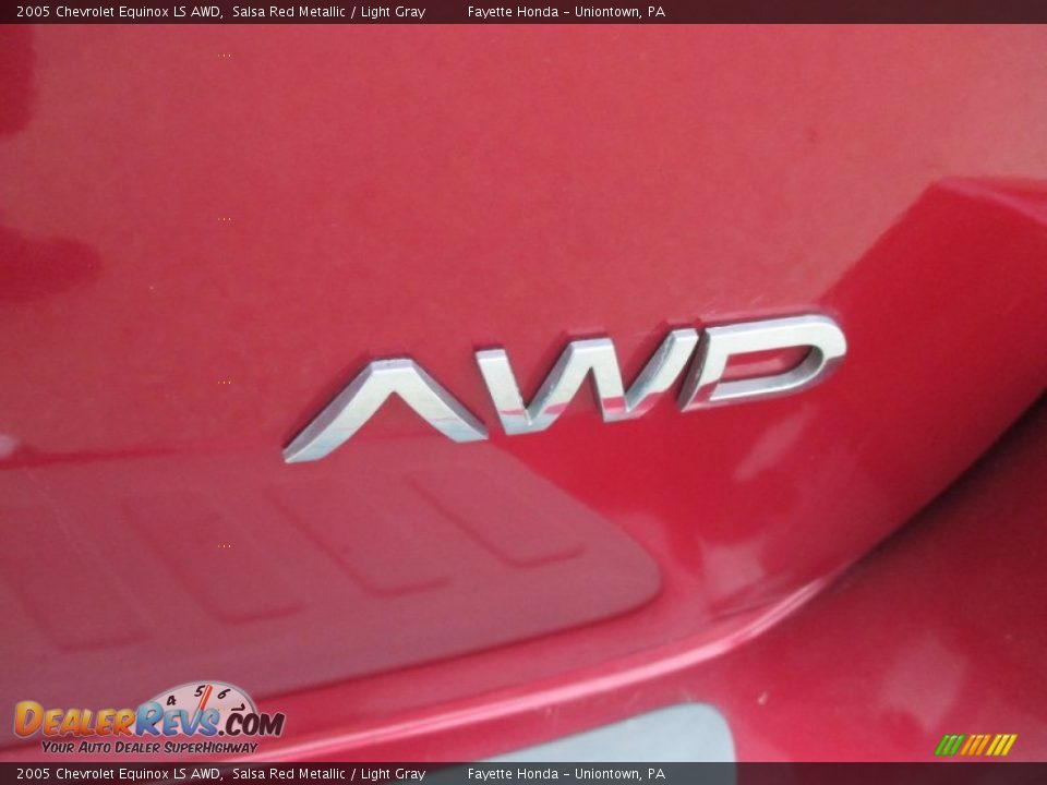2005 Chevrolet Equinox LS AWD Salsa Red Metallic / Light Gray Photo #15