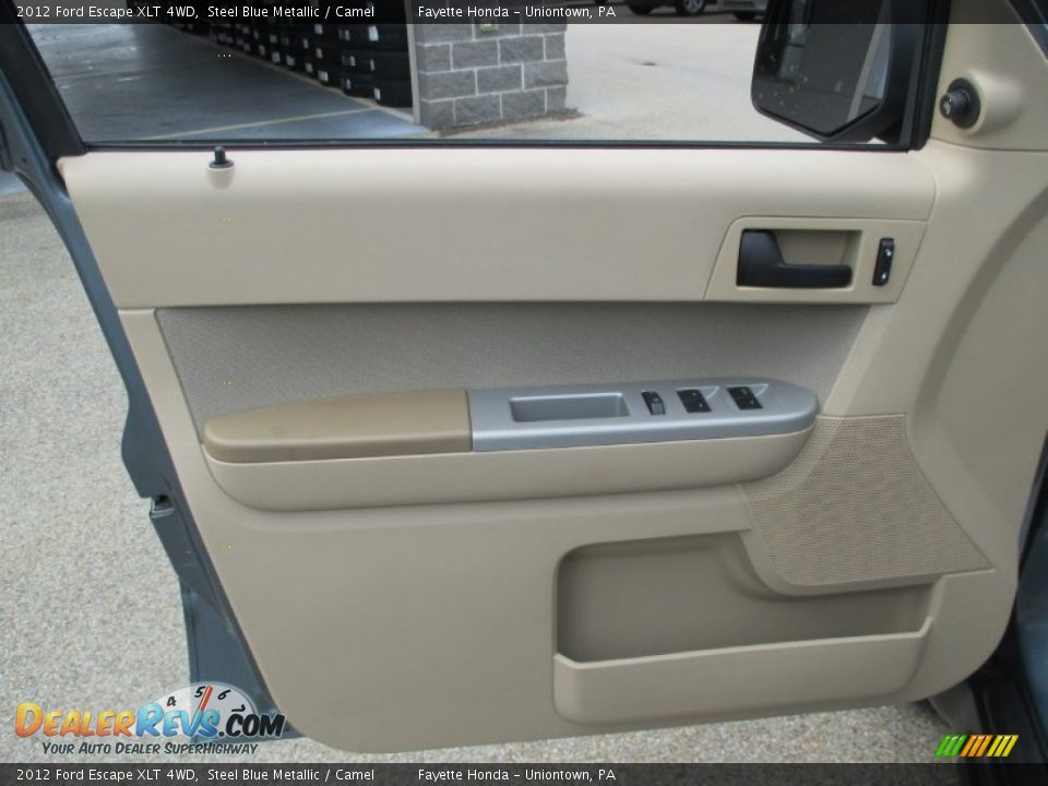2012 Ford Escape XLT 4WD Steel Blue Metallic / Camel Photo #6