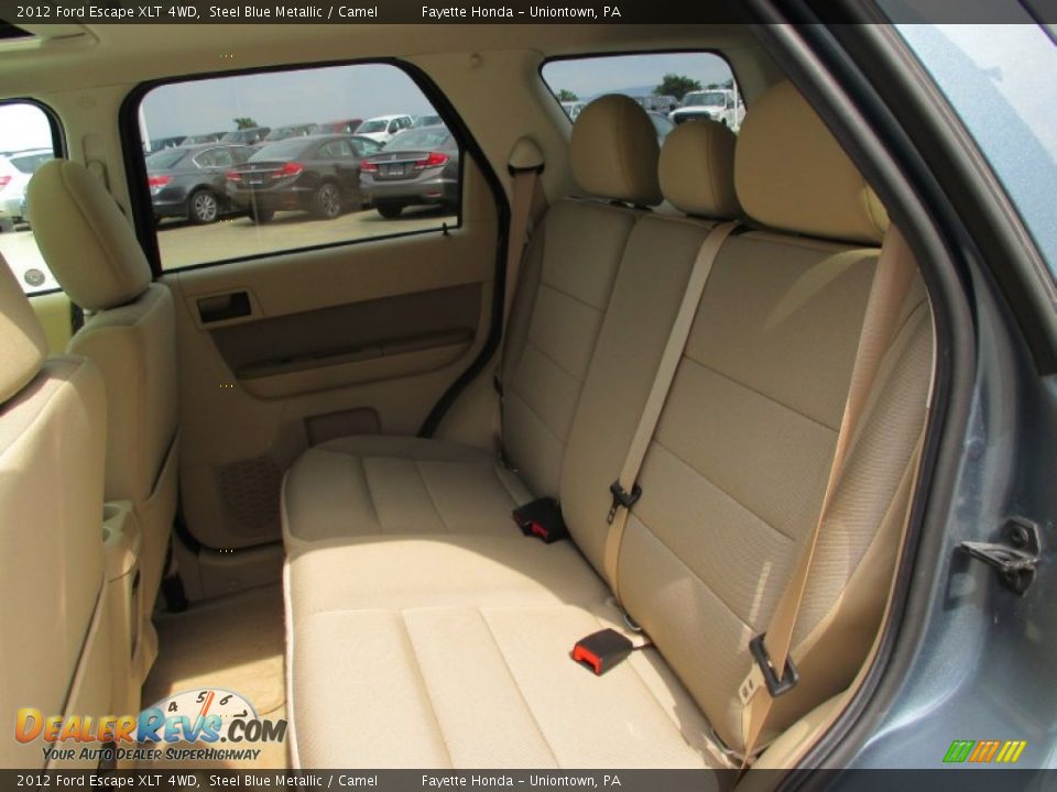 2012 Ford Escape XLT 4WD Steel Blue Metallic / Camel Photo #8