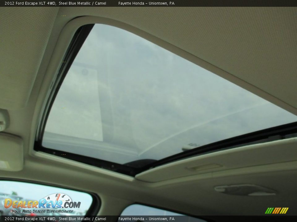 2012 Ford Escape XLT 4WD Steel Blue Metallic / Camel Photo #10