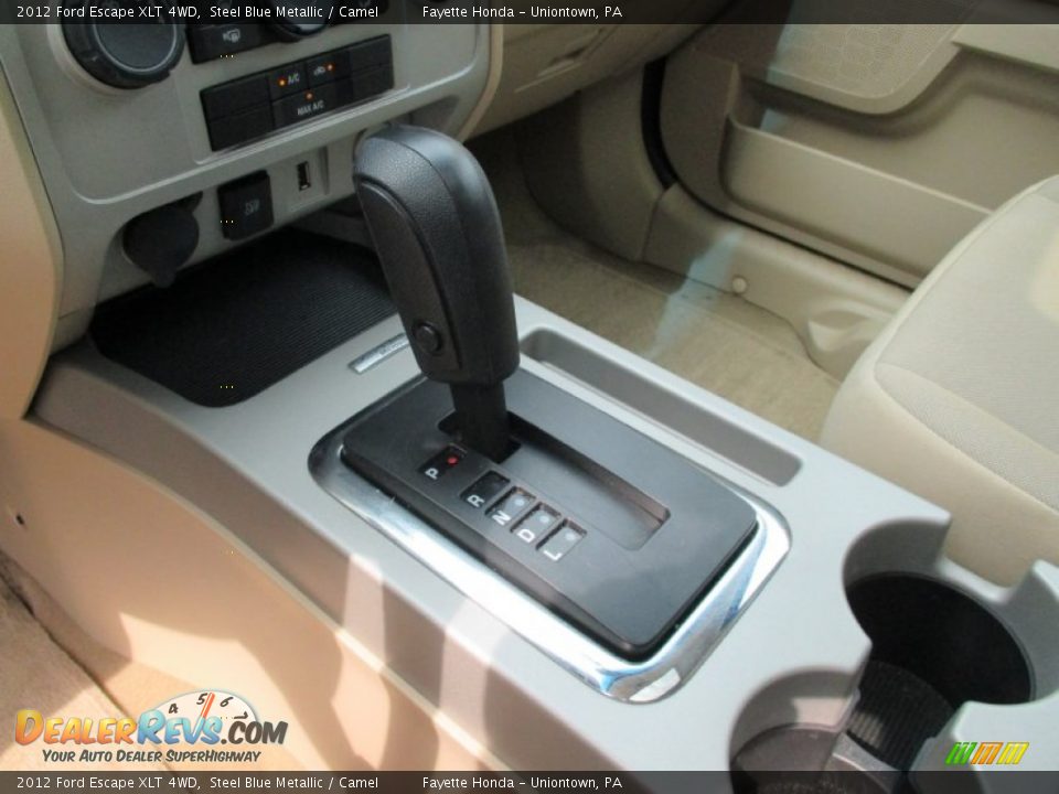 2012 Ford Escape XLT 4WD Steel Blue Metallic / Camel Photo #12