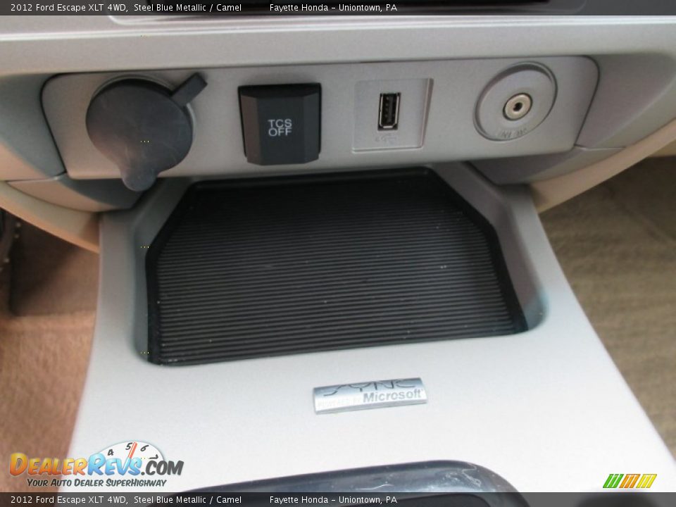 2012 Ford Escape XLT 4WD Steel Blue Metallic / Camel Photo #14