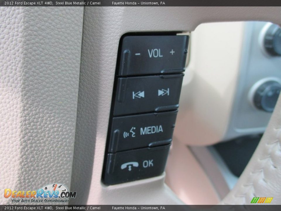 2012 Ford Escape XLT 4WD Steel Blue Metallic / Camel Photo #15