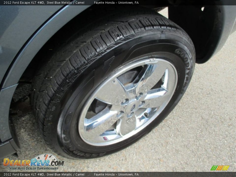 2012 Ford Escape XLT 4WD Steel Blue Metallic / Camel Photo #16